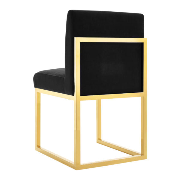 Haute Black Velvet Chair - Be Bold Furniture