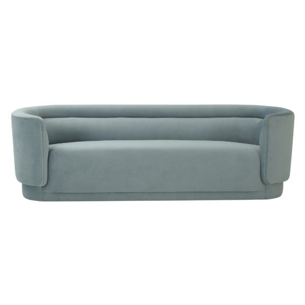 Macie Sea Blue Velvet Sofa - Be Bold Furniture