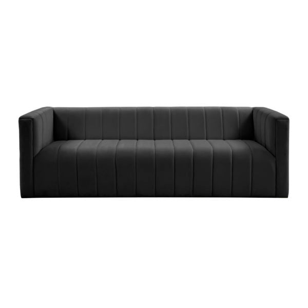 Norah Black Velvet Sofa - Be Bold Furniture