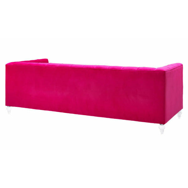 Bea Pink Velvet Sofa - Be Bold Furniture