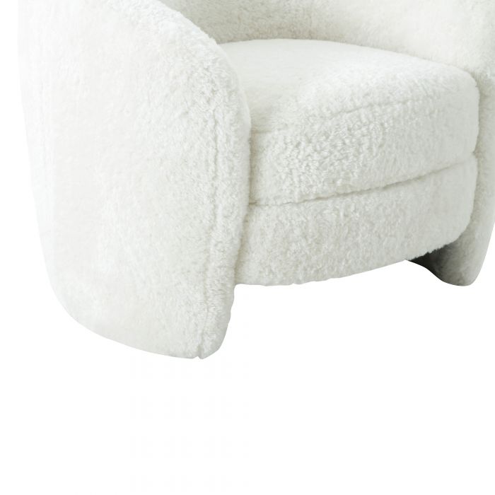 Dakota Faux Shearling Armchair - Be Bold Furniture