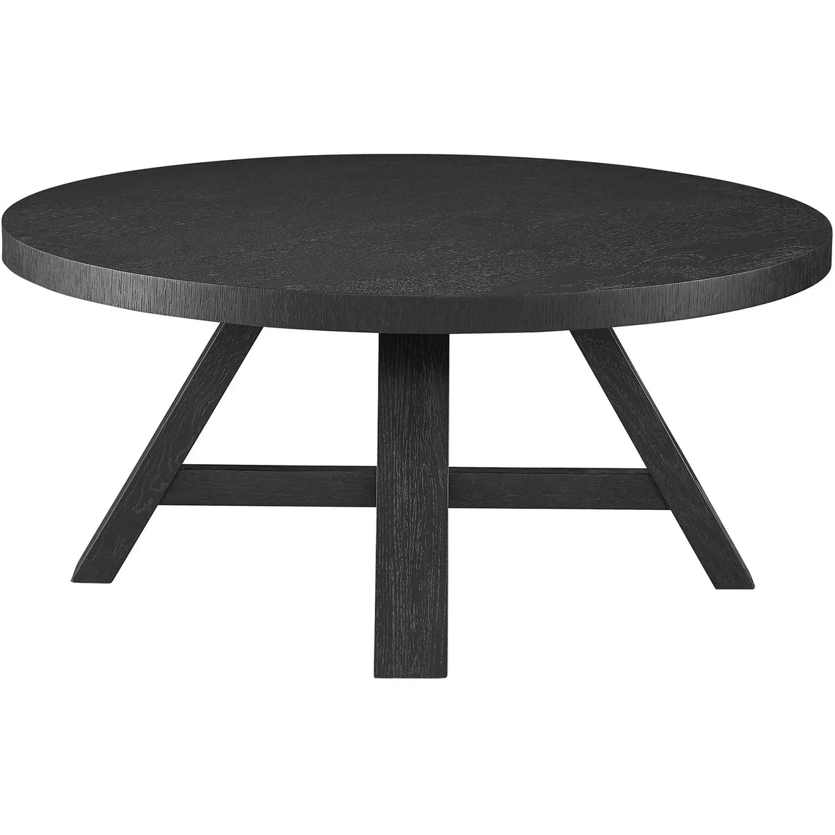 Round Cocktail Table Black - Be Bold Furniture